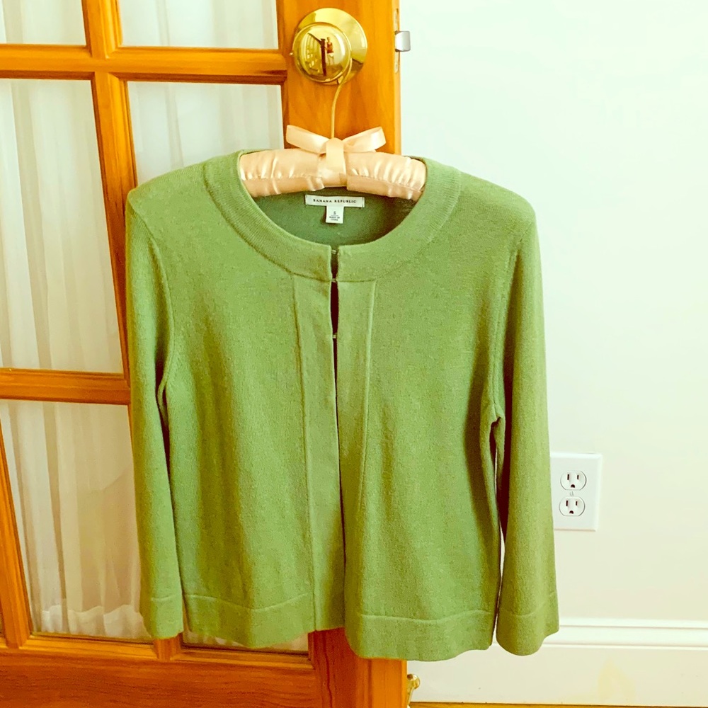 Banana Republic 3/4 Sleeve Wool Blend Cardigan